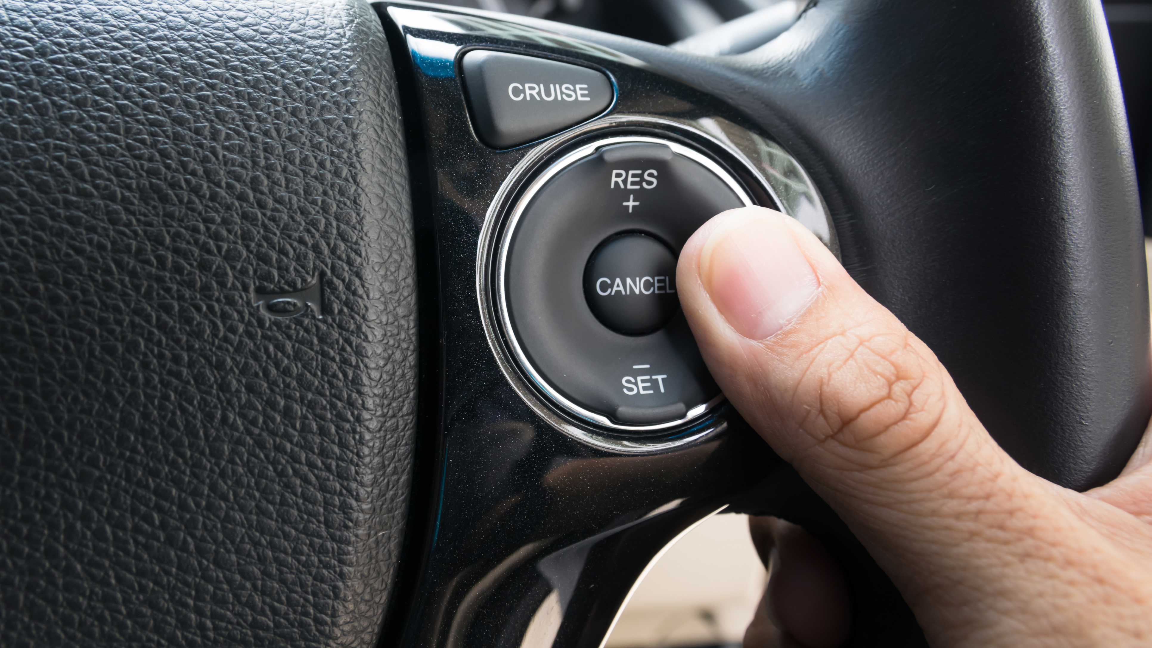 cruise control switch in car